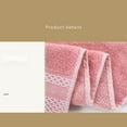 thumbnail image 4 of AuroraX Cotton Bath Towels Pill Resistant Anti-Microbial Ultra-Absorbent Pink Bath Towels Soft for Women,Men,Home,Bathroom,Hotel, 4 of 5