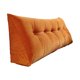 thumbnail image 1 of Bewildely Funda de cojín triangular para cabecera hecha con felpa, funda de almohada de cuña para cama fácil de limpiar, elegante Juegos de cama color naranja, 1 of 6