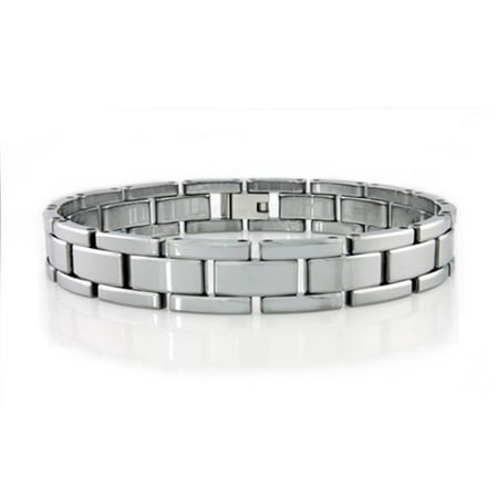 EWC B10051 Mens Tungsten Carbide Bracelet High Polish Finish