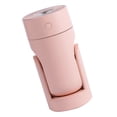 thumbnail image 3 of Mini humidificador Shake Head con luces de colores Humidificador hidratante silencioso de 2 niveles inteligente de niebla fina para escritorio de automóvil Rosa, 3 of 10