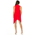 thumbnail image 3 of Women's Casual Solid Vest with Dramatic Hi-Low Hem, 3 of 6
