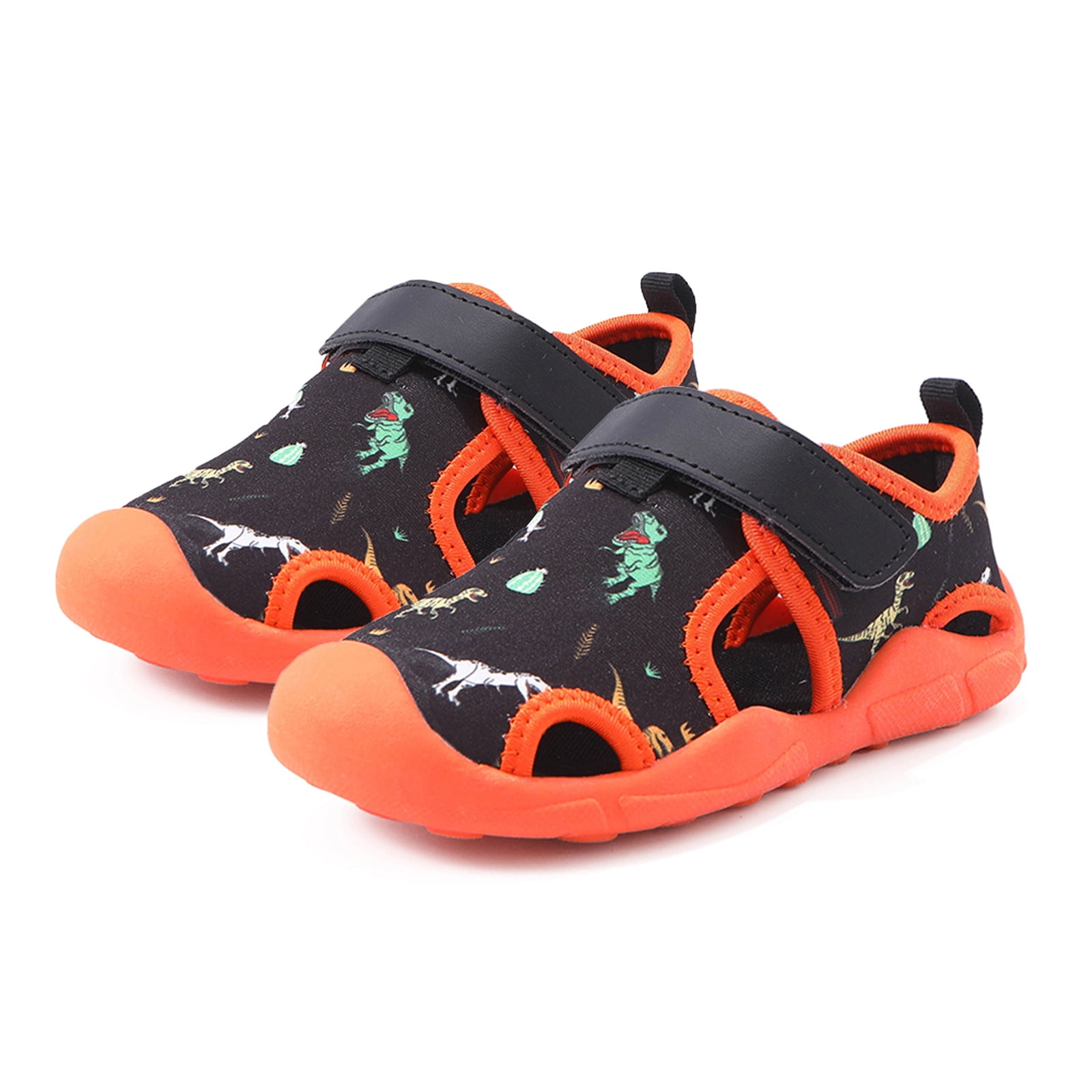Toddler Kids Baby Girls Boys Children Closed Toe Beach Shoes Sandals Sneakers 