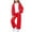 Red, variant on YunPes Boys Girls 3 Piece Outfits Athletic Sweatsuit T-Shirts   Zip up Hooded Jacket   Baggy Wide Leg Track Pants Sets for Kids