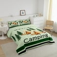 thumbnail image 3 of Erosebridal Camping Car Bedding Toddler Comforter Set, Camper Down Comforter, Rustic Farmhouse Decor, Reversible 2 Pieces, 3 of 7