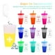 thumbnail image 3 of Vasos Magicos Cambian De Color Con Tapa Y Popote 710ml 10pzs, 3 of 4