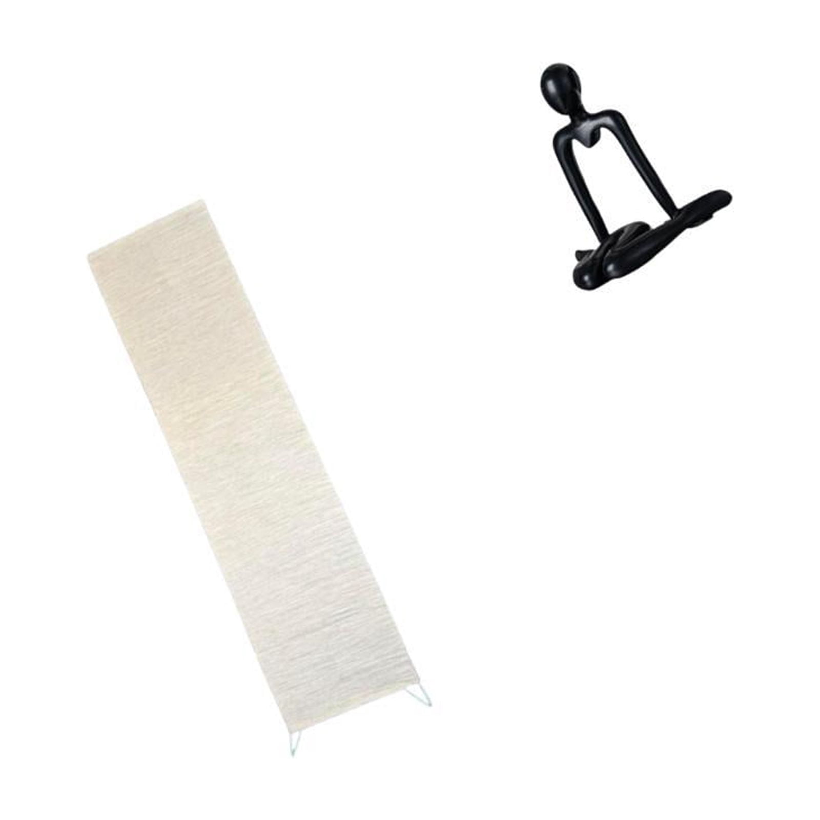 CarpNettore Abstract Floor Lamp Shade Sculpture Decorative Living Room Ornament Standing Light Cover Figurine for Bedroom Bookshelf Cabinet