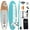 LIGHTBLUE, variant on Inflatable Stand Up Paddle Board 10.5’/11’×33”×6” Non-Slip Deck, Complete SUP Accessories for All Skill Levels, Wide Seat & Safety Leash, 3 Fins, Adjustable Paddle, Pump & Backpack