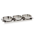 thumbnail image 1 of Godinger 94436 Plateau Croco avec 3 Bols Carrés, 1 of 1