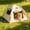 Beige1301, variant on All Season Pet Tent Shelter With Washable Design, Semi Enclosed Bed for Cats Dogs Indoor Outdoor Travel Camping Portable Pet House