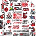 thumbnail image 2 of 40 Piezas De Pegatinas De Carreras Para Motocicleta , Tira Lateral De Motobike , Pegatina Para Casco , Impermeables Para Coche, 2 of 3