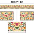 thumbnail image 5 of Mexican Cinco De Mayo Table Runner Mexico Fiesta Party Day of The Dead Decoration Home Kitchen Dining Room Decor 108Inches Long, 5 of 5