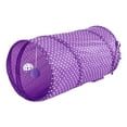 thumbnail image 4 of TOOYFUL Cat Tunnel Rabbit Tunnel Play Center Training Lightweight Hiding Cat Tube Kitty Tunnel for Bunnies Puppy Rabbits Hamster Dogs Violet, 4 of 10