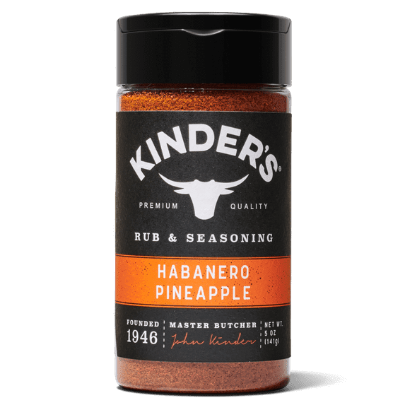 Kinder's Habanero Pineapple Barbecue Rub and Seasoning, 5 oz