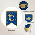 thumbnail image 4 of BlueandGold Graduation Decorations Congrats Grad Banner, Student Graduation Party Accent, 1 Pc Pre Assembled Graduation Decor, 4 of 5