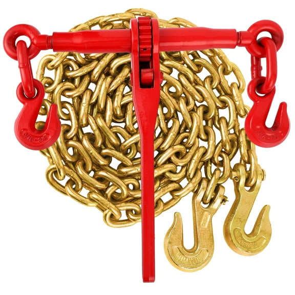 Chain Binder, Grade 70 Heavy Duty Load Binders, , Load Binder for Binder Chain with Grappling Hook, For Industrial, Agricultural, Logging, Towing