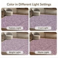 thumbnail image 7 of ODIKA Interlocking Boho Mosaic Geometric Abstract Swirl Ombre Purple Flowing Dynamic Pet Friendly & Kids Safe for Bedroom, Bedside, Nursery, 7 of 7
