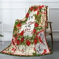 thumbnail image 4 of Cardinal Throw Blanket, Cardinal Gifts for Women, Red Cardinal Bird Blankets and Throws, Cardinal Christmas Blanket 60"x50", 4 of 6