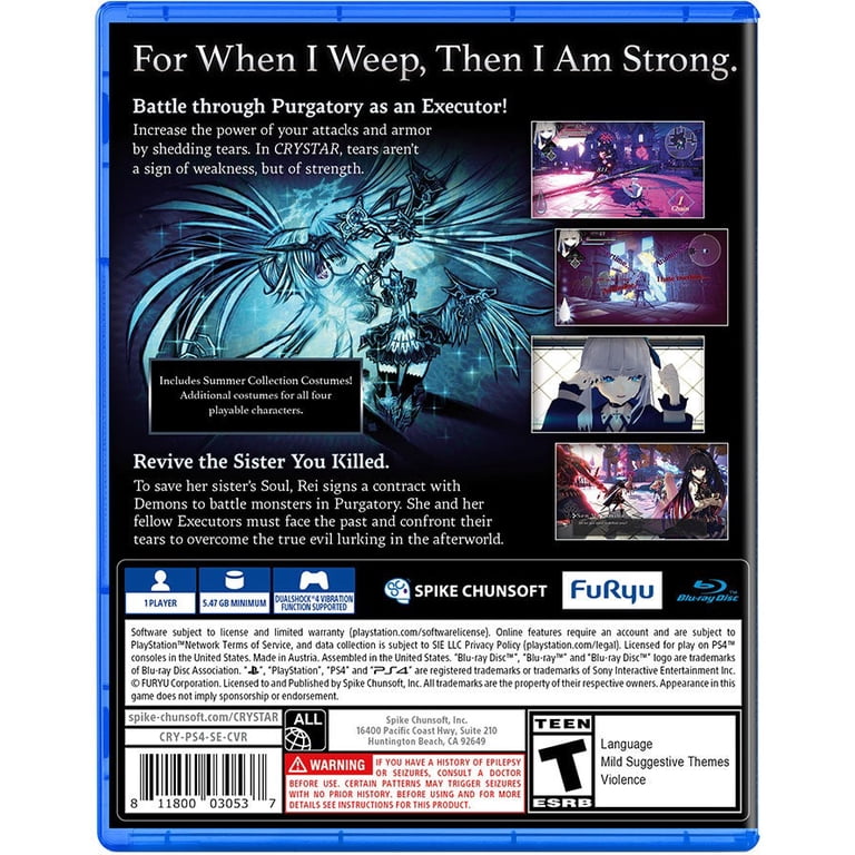 CRYSTAR [Standard Edition] - Playstation 4 - Walmart.com