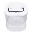 thumbnail image 2 of Pickle Jar with Strainer Flip Leak Proof Pickle Juice Separator Jar Olive Container for Home, 2 of 6