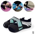 thumbnail image 1 of Calcetines de yoga para mujer, con cinco dedos, para pilates, fitness, con tiras cruzadas, antideslizantes para interiores., 1 of 8