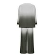 thumbnail image 3 of The Big Save of Today kttectoa Outfits for Women Womens Casual Outfits Lounge Sets Women Clothing Gradient Print Long Sleeve Crew Neck Pullover Tops and Pants Winter Outfits for Women, 3 of 4