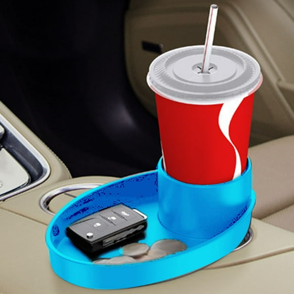 Bandeja De Bocadillos Portátiles Para El Asiento Del Asiento Con Portavasos Rotativos, Accesorio De Viaje Multifuncional Para Que Los Niños Pequeños Disfruten De Bocadillos Y