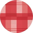thumbnail image 1 of Ahgly Company Machine Washable Indoor Round Transitional Red Area Rugs, 5' Round, 1 of 7