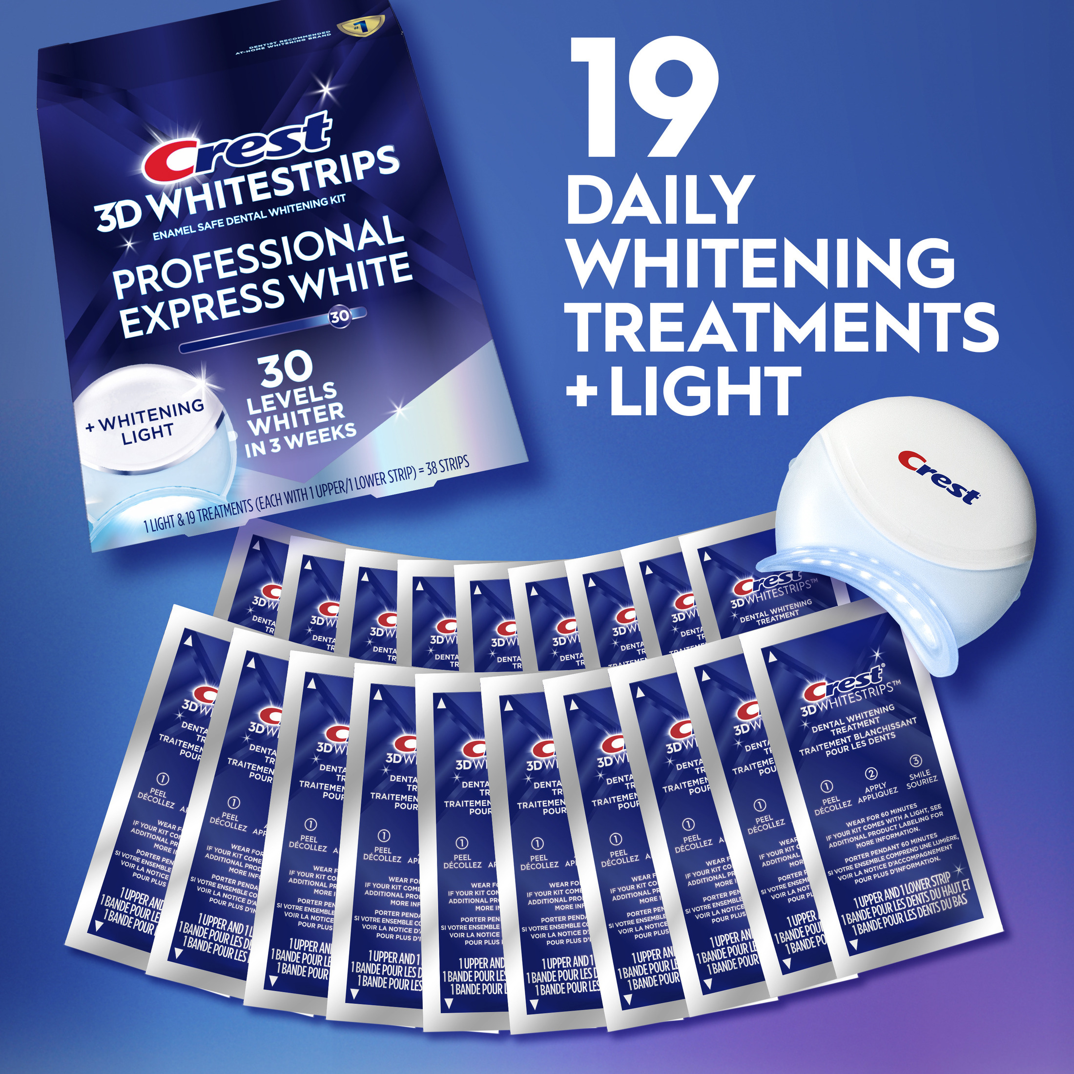 Crest 3DWhitestrips Professional Express Teeth Whitening Kit photo 3