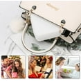 thumbnail image 4 of Travel Jewelry Box With Mirror, Portable Jewelry organizer Display Storage Box for Earrings Rings Necklaces, Jewelry ase for female Girls (White), 4 of 7