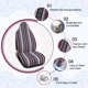 thumbnail image 3 of 10pcs Set Cubierta de Apoyacabeza Asiento de Coche Tela Manta Baja Protector, 3 of 7