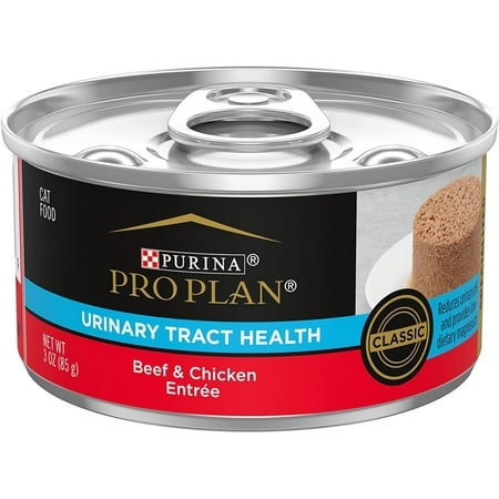 Purina Pro Urinary Tract Adult Wet Cat Food Beef and Chicken 3oz. 12-Pack