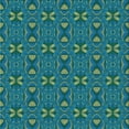 thumbnail image 1 of Ahgly Company Machine Washable Indoor Square Transitional Teal Green Area Rugs, 5' Square, 1 of 7