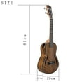 thumbnail image 4 of Amdohai 24 Inch Acoustic Concert Ukulele Ukelele Uke Walnut Wood, 4 of 8