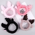 thumbnail image 4 of Minnieouse Diadema antideslizante y ajustada, banda para el cabello de aplicación amplia, diademas con orejas de animales y lazo bonito Accesorio para el cabello Gris, 4 of 6
