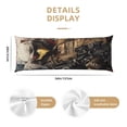 thumbnail image 3 of Vsdgher Bald Eagle Soldier Body Pillow Cover, Pillowcases with Hidden Zipper Breathable Long Pillow Case (Pillows are not included,20x54 inch), 3 of 7