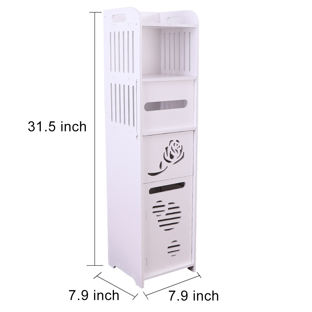 Buy Bestgoods Small Bathroom Storage Corner Floor with Shelves