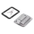 thumbnail image 1 of ANGGREK Paddle Door Lock,304 Stainless Steel Paddle Door Latch Toolbox Lock Flush Mount With 2 Keys For RV Trailer Fire Trucks,Tool Box Latch, 1 of 8