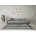 thumbnail image 3 of Ahgly Company Indoor Rectangle Abstract Gray Modern Area Rugs, 2' x 3', 3 of 4