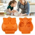 thumbnail image 2 of Cake Baking Pan, Ongmies Cake for Silicone Baking Set Pumpkin Owl Shapes Non Stick Easy Release Dishwasher Candy Jelly, Orange, 2 of 7