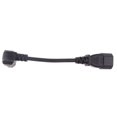 thumbnail image 2 of Cable adaptador de corriente Sunnimix IEC 320 C14 a C13 20 cm, 2 of 7