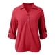 thumbnail image 4 of Camiseta interior con cuello en V y botones para mujer: prenda versátil para combinar en todas las estaciones, tejido resistente, ideal para combinar con pantalones, perfecta para ocasiones informa, 4 of 8