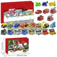 thumbnail image 2 of Christmas Countdown Advent Calendar Fire Truck Set for Kids - 24 Day and Surprise Blind Toy for Holiday Celebration, 2 of 4