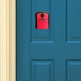thumbnail image 6 of Colaxi Key Lock Box Password Box 4 Digit Code Resettable Key Storage Box Security Lock Box for Store Apartment Outdoor Residential Real Estate Agent Red, 6 of 9