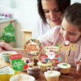 thumbnail image 4 of 6 toppers de pastel de Navidad para toppers de pastel de Navidad, toppers de pastel de Navidad, toppers de botella de acrílico grandes para toppers de pastel de Navidad, 4 of 5