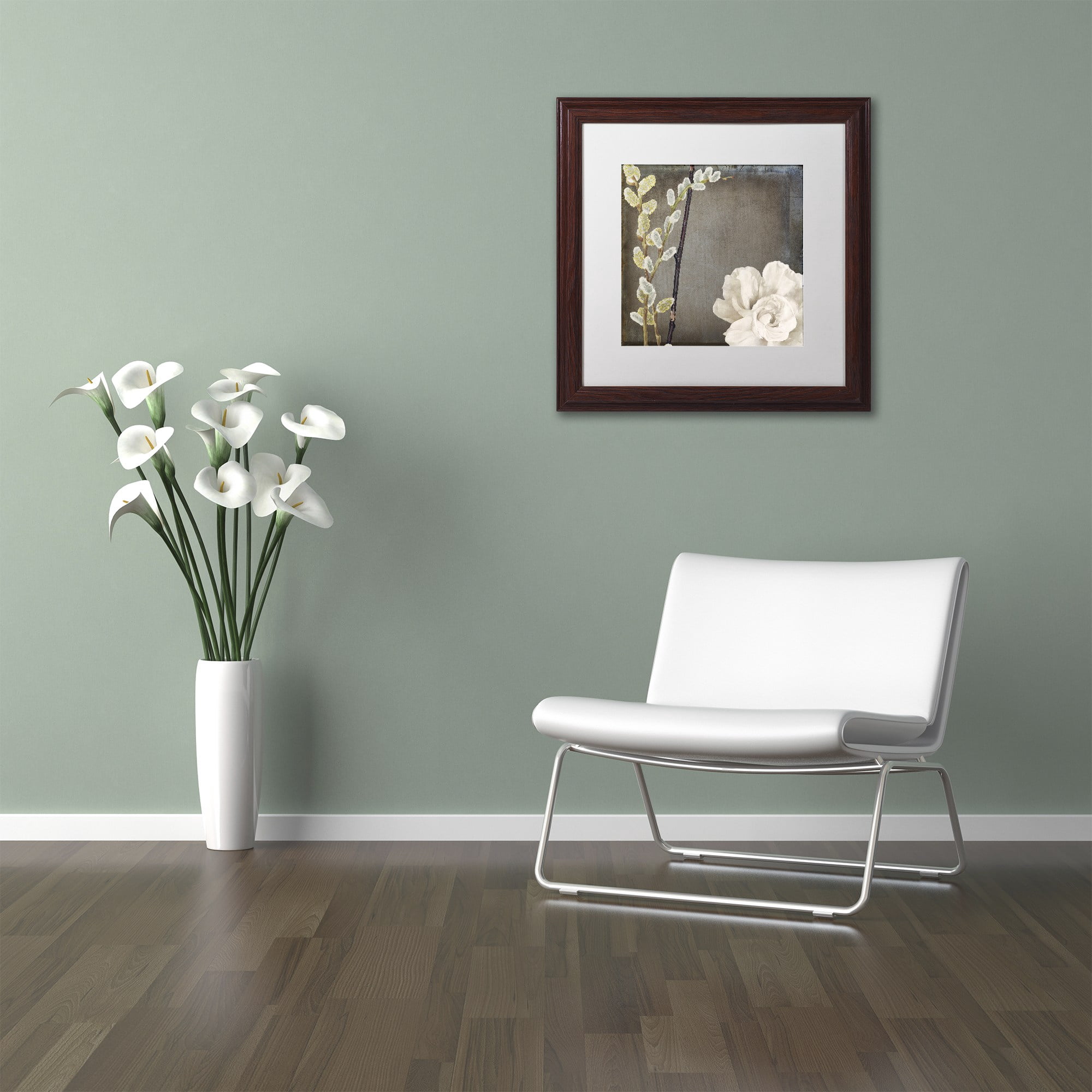 Trademark Fine Art "India I" Canvas Art by Color Bakery, White Matte, Wood Frame