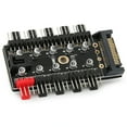 thumbnail image 4 of Computer Hub Regulator,PC Chassis Fan Hub CPU Cooling Hub Fan Hub Reliable and Durable, 4 of 14