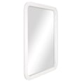 thumbnail image 4 of Mainstays 22inx30in Rounded Edge Rectangular White Finish Wall Mirror, 4 of 5