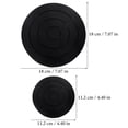 thumbnail image 2 of Luxshiny 2 Pcs Outil de Sculpture Base Rotative Plastique Noir Plateforme Ronde Rotative pour Artisans, 2 of 8