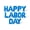 Blue, variant on Letter Balloons - HAPPY LABOR DAY 16" Inch Alphabet Letters Foil Mylar Balloon Birthday Party Banner (Green)
