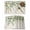 Grass Green, variant on Placemats Set of 6, Grey Eucalyptus Woven Placemat, Linen Place Mats for Kitchen/Dining Tables, Farmhouse Weeping Leaves on Linen Washable Table Mats for Party